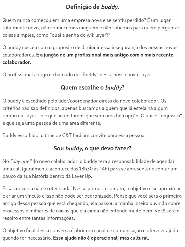 Guia prático do buddy